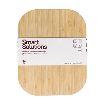 Контейнер с бамбуковой крышкой Smart Solutions, 2,3 л