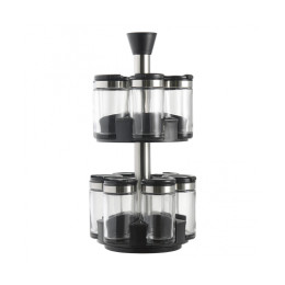 Набор из 12 банок для специй с подставкой Smart Solutions Scented Jar, 100 мл