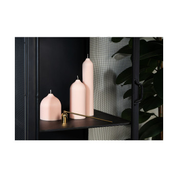 Свеча декоративная бежево-розового цвета из коллекции edge, 16,5 см