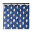 Штора для ванной темно-синего цвета с принтом sun spots  из коллекции wild