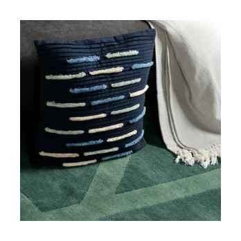 Подушка декоративная с бахромой и эффектом плиссе из коллекции ethnic, 45х45 см